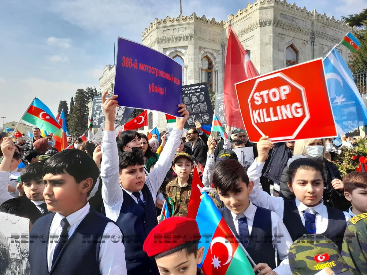 Beyazit meydanında Xocalı soyqırımının 30-cu ildönümü ilə əlaqədar aksiya keçirilib