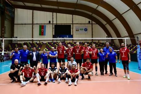 Kişi voleybolçular arasında Azərbaycan Yüksək Liqasında II tura yekun vurulub