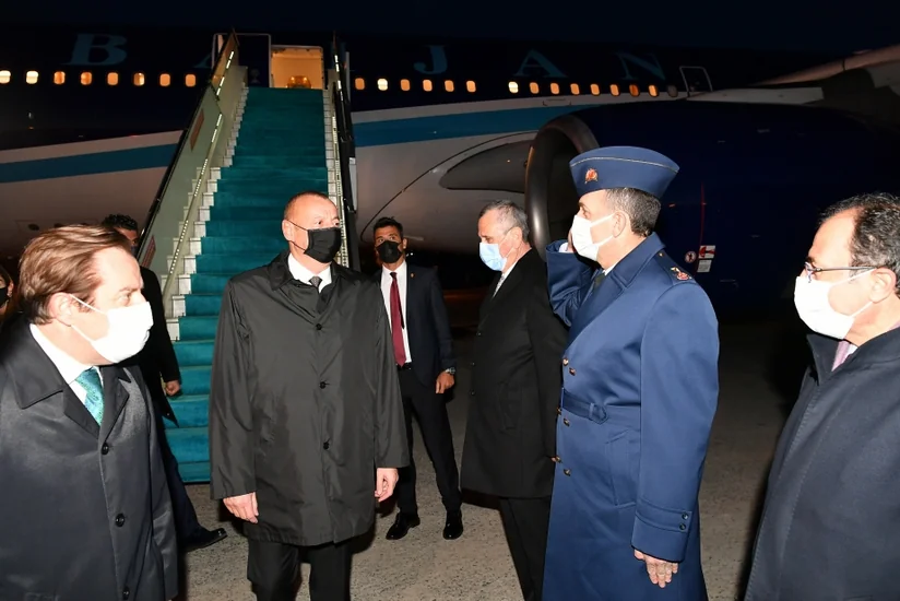 Prezident İlham Əliyev Türkiyəyə səfərə gedib