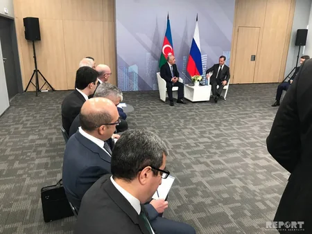 Əli Əsədov Dmitri Medvedevlə görüşüb