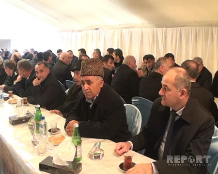 Ramil Usubov Nardaranda şəhid olmuş polis serjantının hüzr mərasimində iştirak edib - FOTO