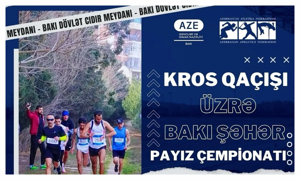 Kros qaçışı üzrə Bakı şəhər payız çempionatı keçiriləcək