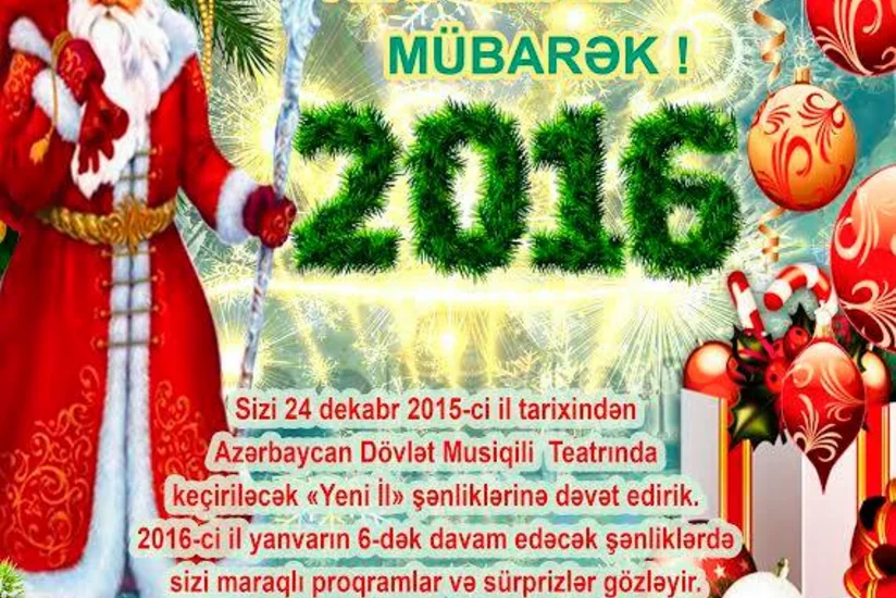 Musiqili Teatr Yeni il şənliklərinin planını açıqlayıb
