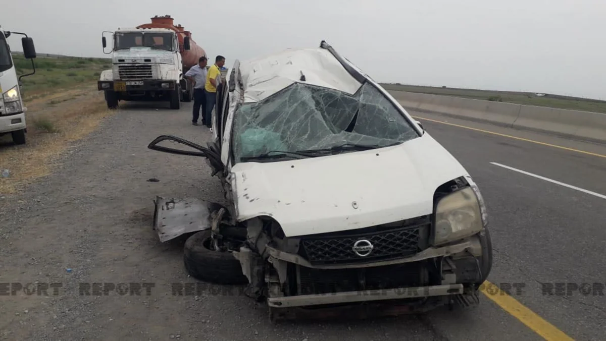 Hacıqabulda yol qəzası olub, xəsarət alanlar var
