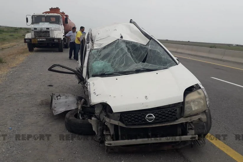 Hacıqabulda yol qəzası olub, xəsarət alanlar var