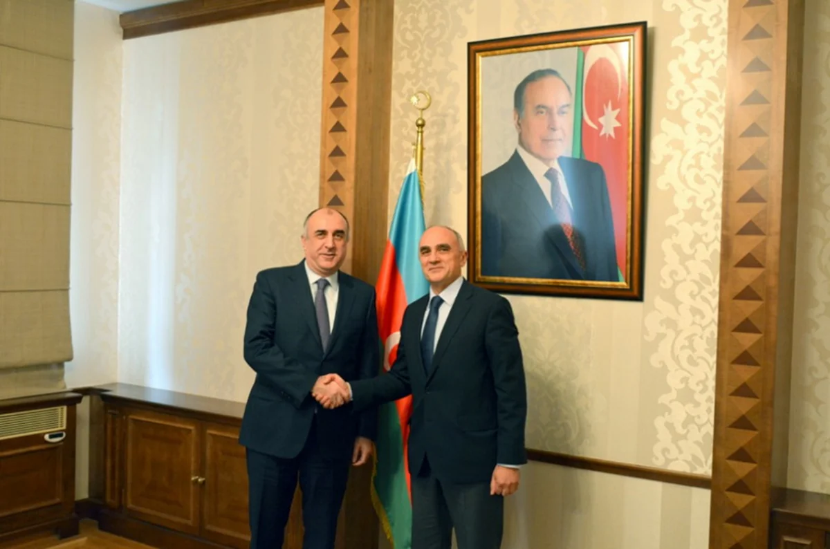 Azerbaijani FM meets Secretary General of GUAM