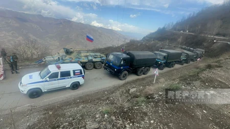 По дороге Ханкенди-Лачын беспрепятственно проехали 83 автомобиля миротворцев