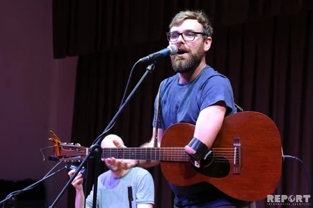 American musician Tony Memmel in Baku - PHOTO