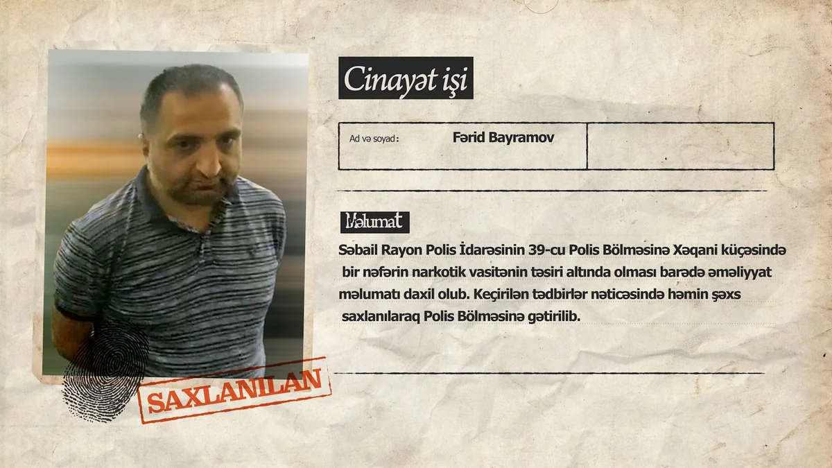 В Баку задержан наркоторговец, продававший кокаин и экстази