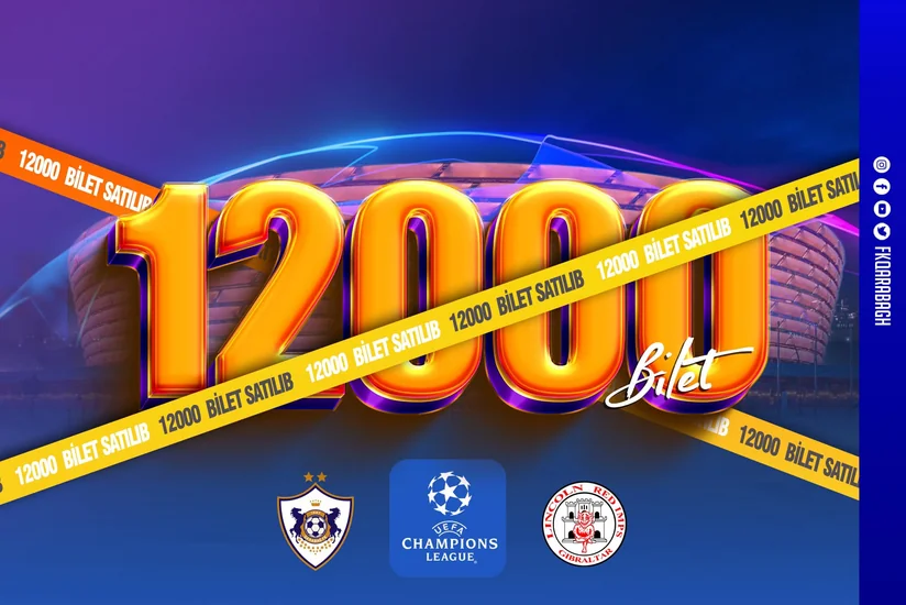 Qarabağ - Linkoln oyununa indiyədək satılmış biletlərin sayı bəlli olub