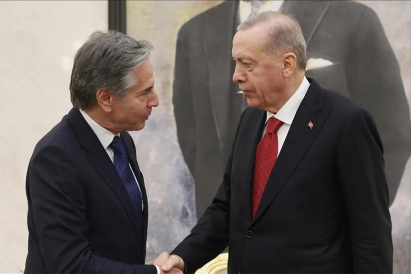 Ərdoğan ABŞ dövlət katibini hava limanında qəbul edib