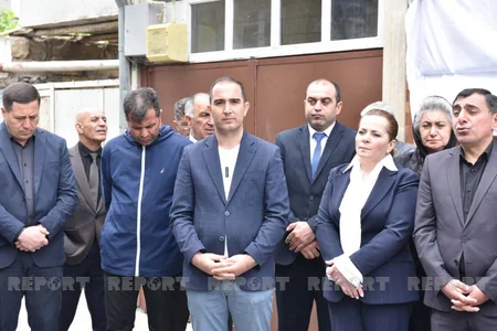 Bakıda şəhid jurnalist Məhərrəm İbrahimovun xatirə lövhəsinin açılış olub
