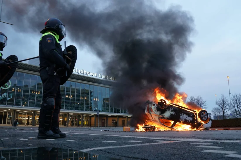 Возросло число пострадавших при беспорядках в нидерландском Роттердаме