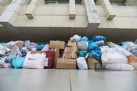В Баку продолжается сбор помощи пострадавшим от землетрясения в Турции