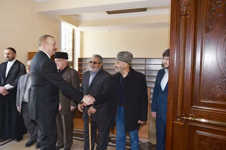 Prezident İlham Əliyev Hacı Cavad məscidinin yeni binasının açılışında iştirak edib - YENİLƏNİB