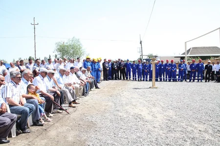 ​Neftçalada daha bir kəndə ilk dəfə qaz verilib