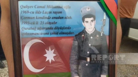 Laçında Birinci Qarabağ müharibəsinin şəhidi Camal Quliyev dəfn edilib - YENİLƏNİB
