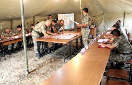 Command and Staff Exercises began in the Army Corps and formations of the Azerbaijan Army