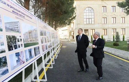 Prezident İlham Əliyev “Baytarlıq şəhərciyi”nin açılışında iştirak edib