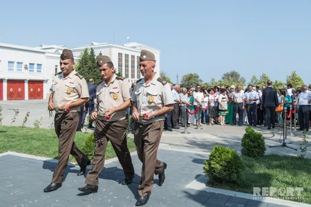 “Azərikimya” İB-də kimyaçı şəhidlərin xatirəsinə ucaldılmış abidə kompleksinin açılış mərasimi keçirilib