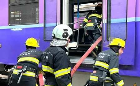 Metroda yanğınla bağlı təlim keçirilib