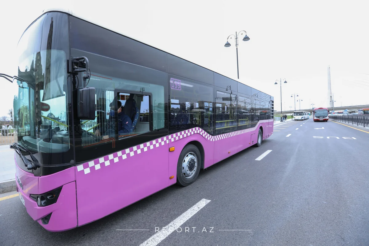 Bakıda sərnişin avtobuslarının mühafizəsi gücləndirilir