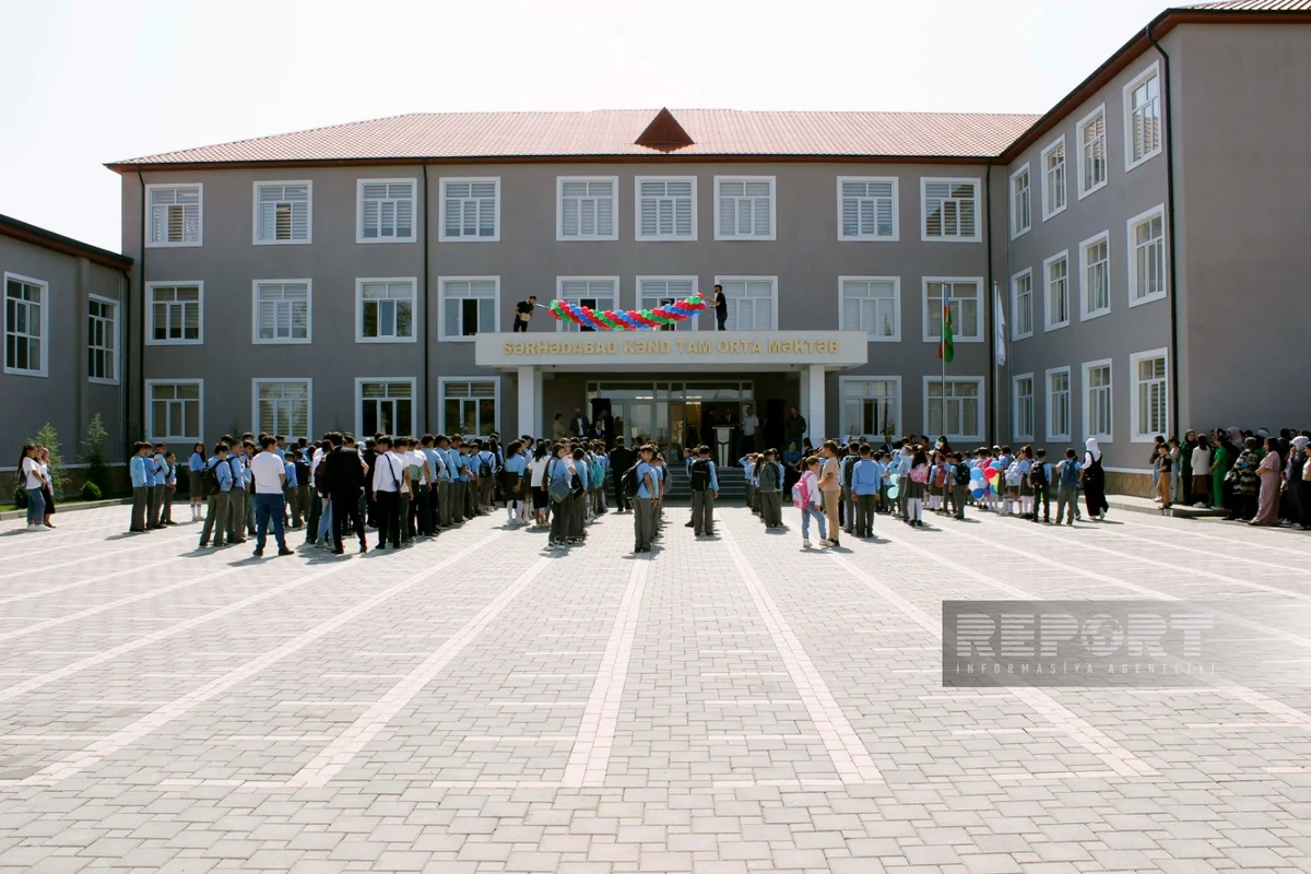 Heydər Əliyev Fondunun Cəlilabadda inşa etdiyi yeni məktəb binası istifadəyə verilib