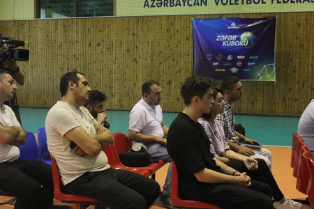 Jurnalistlər arasında voleybol üzrə Zəfər Kubokunun püşkü atılıb