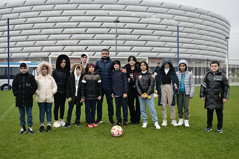 Ümumdünya Uşaq Hüquqları Gününə həsr edilmiş futbol tədbiri keçirilib