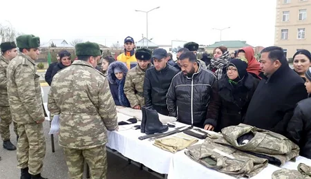 Bu gün bütün hərbi hissələrdə “Açıq qapı” günü keçirilib