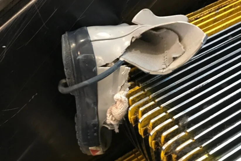 На Ясамале 6-летний ребенок сломал ногу, застряв в эскалаторе в ТЦ