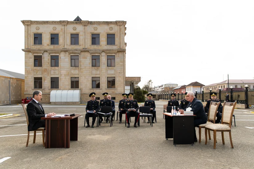 Vilayət Eyvazov Lənkəranda vətəndaşları qəbul edib