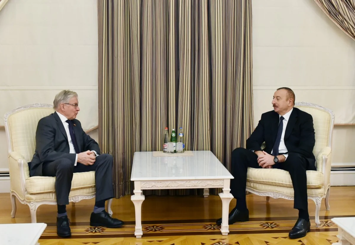 President Ilham Aliyev receives former president of Dutch Senate