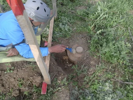 Cocuq Mərcanlıda tank əleyhinə mina aşkar edilib