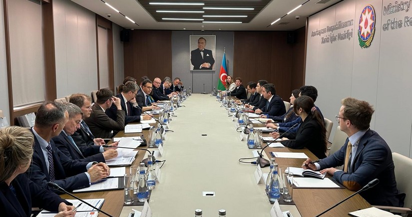 Yalchin Rafiyev meets delegation of political directors of Foreign Ministries of NB8 countries