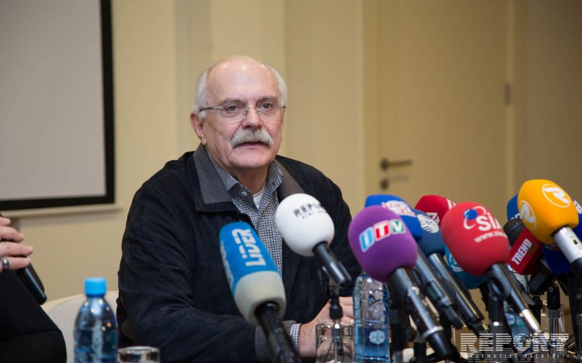 Nikita Mixalkov Bakıda ustad dərsi keçib