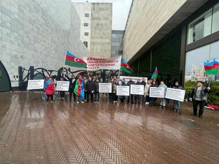 В Нидерландах прошла акция протеста против провокаций Армении
