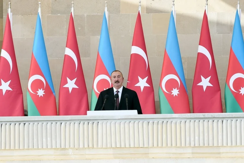 İlham Əliyev: Azərbaycanla Türkiyə birgə layihələrlə Avrasiyanın yeni enerji və nəqliyyat xəritəsini yaradır