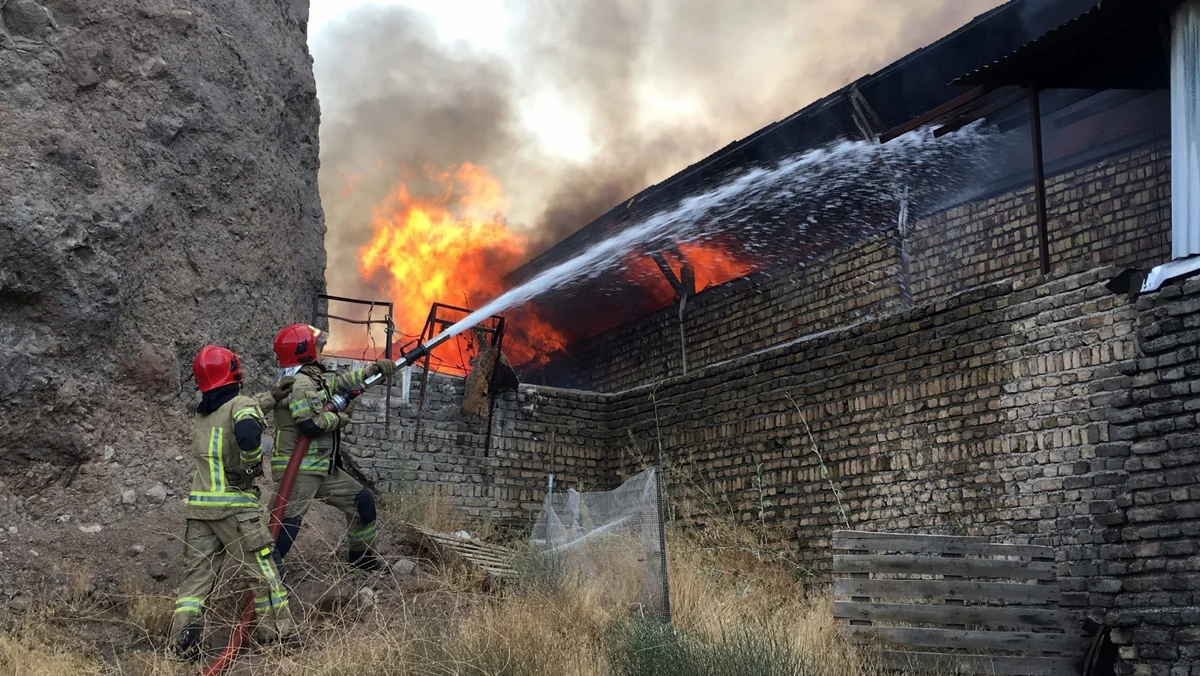 В Иране из-за пожара на заводе пострадали более 20 человек