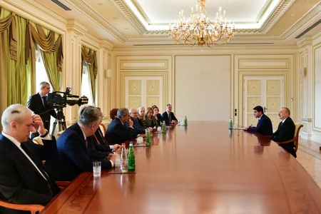President Ilham Aliyev received members of Board of Trustees of Nizami Ganjavi International Center