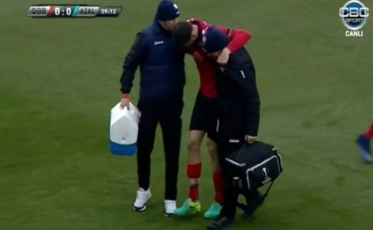 Qəbələ klubunun futbolçusu zədələnib