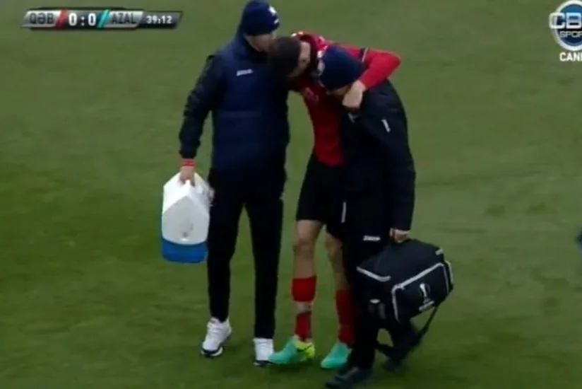 Qəbələ klubunun futbolçusu zədələnib