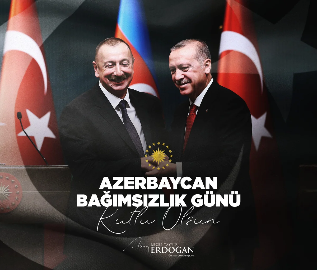 Ərdoğan Azərbaycanı təbrik edib