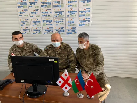Azərbaycan, Türkiyə və Gürcüstan birgə təlimləri davam edir