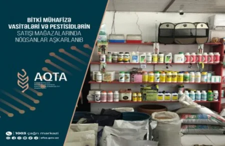 Bitki mühafizə vasitələri və pestisidlərin satışı mağazalarında nöqsanlar aşkarlanıb