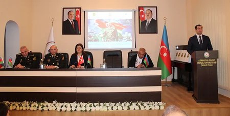 Şamaxıda “Zəfərin mübarək, Vətən!” mövzusunda konfrans keçirilib