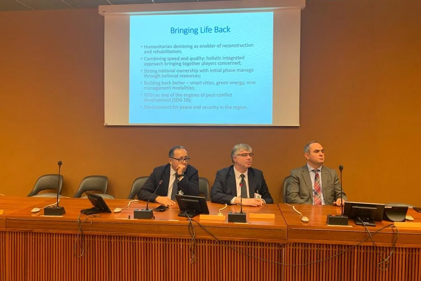 Ermənistanın Azərbaycan ərazilərini minalaması məsələsi Cenevrədə müzakirə olunub